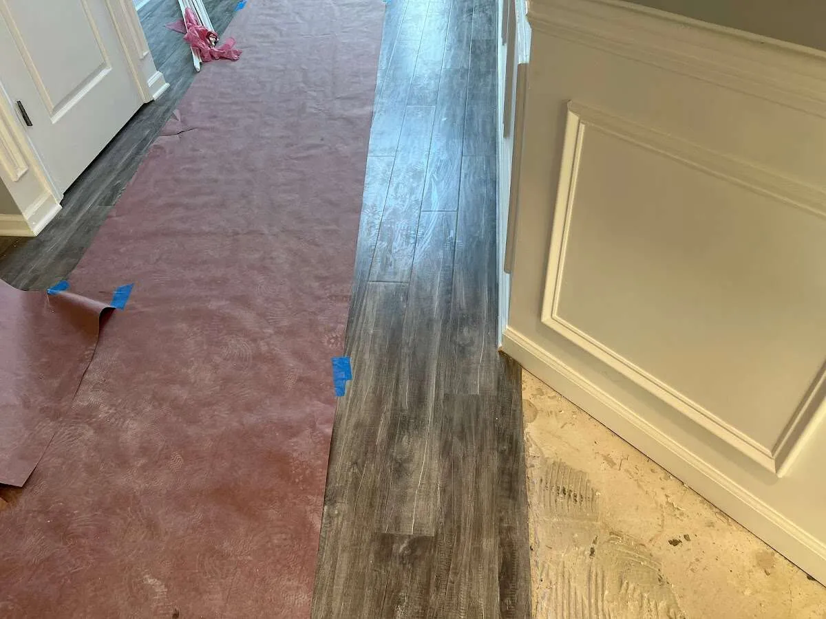 Completed marble shower restoration in Durham